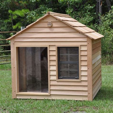 heavy duty metal dog house|insulated dog house extra large.